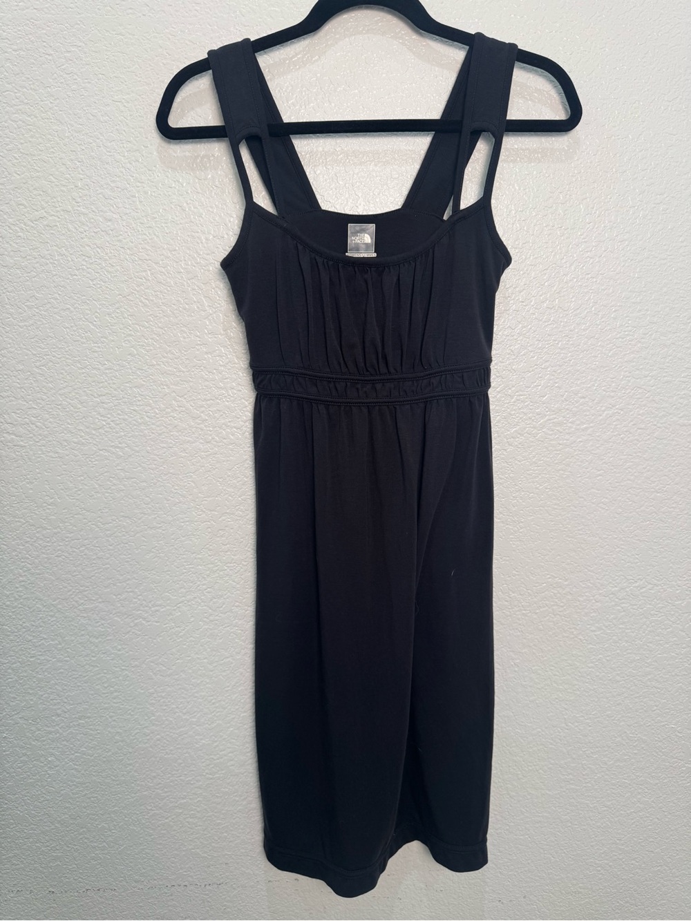 The North Face Womens S Black Tencel Dress Strappy Outdoor Travel Zip Pocket